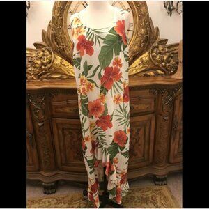 Beach Crew. ALOHA. MuuMuu, Hawaiian Sleeveless Sun Dress. Cover up. Size M.  B2